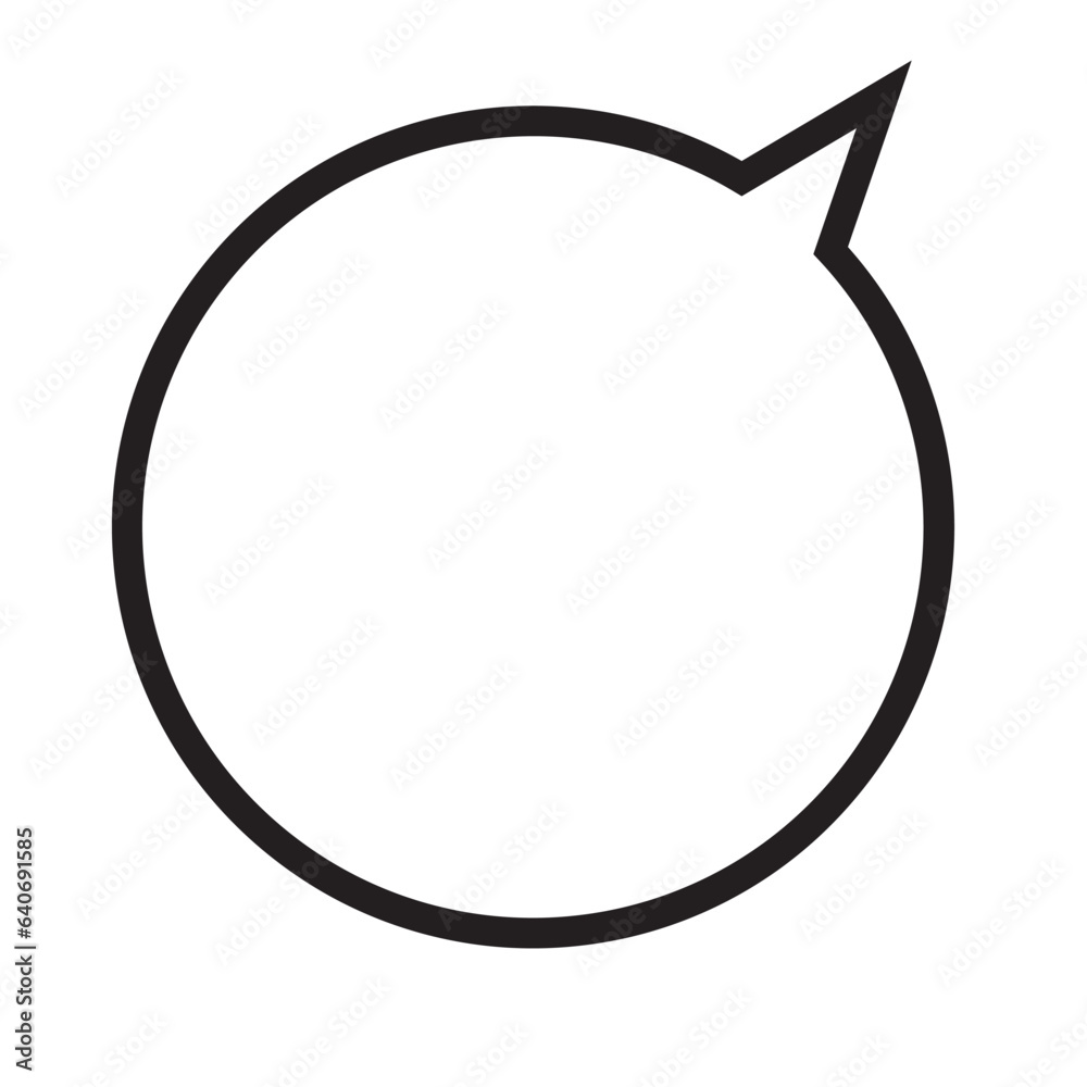 illustration of a speech bubble, SPEECH BUBBLE, TALK BALLOON illustration of a speech bubble, SPEECH BUBBLE, TALK BALLOON
