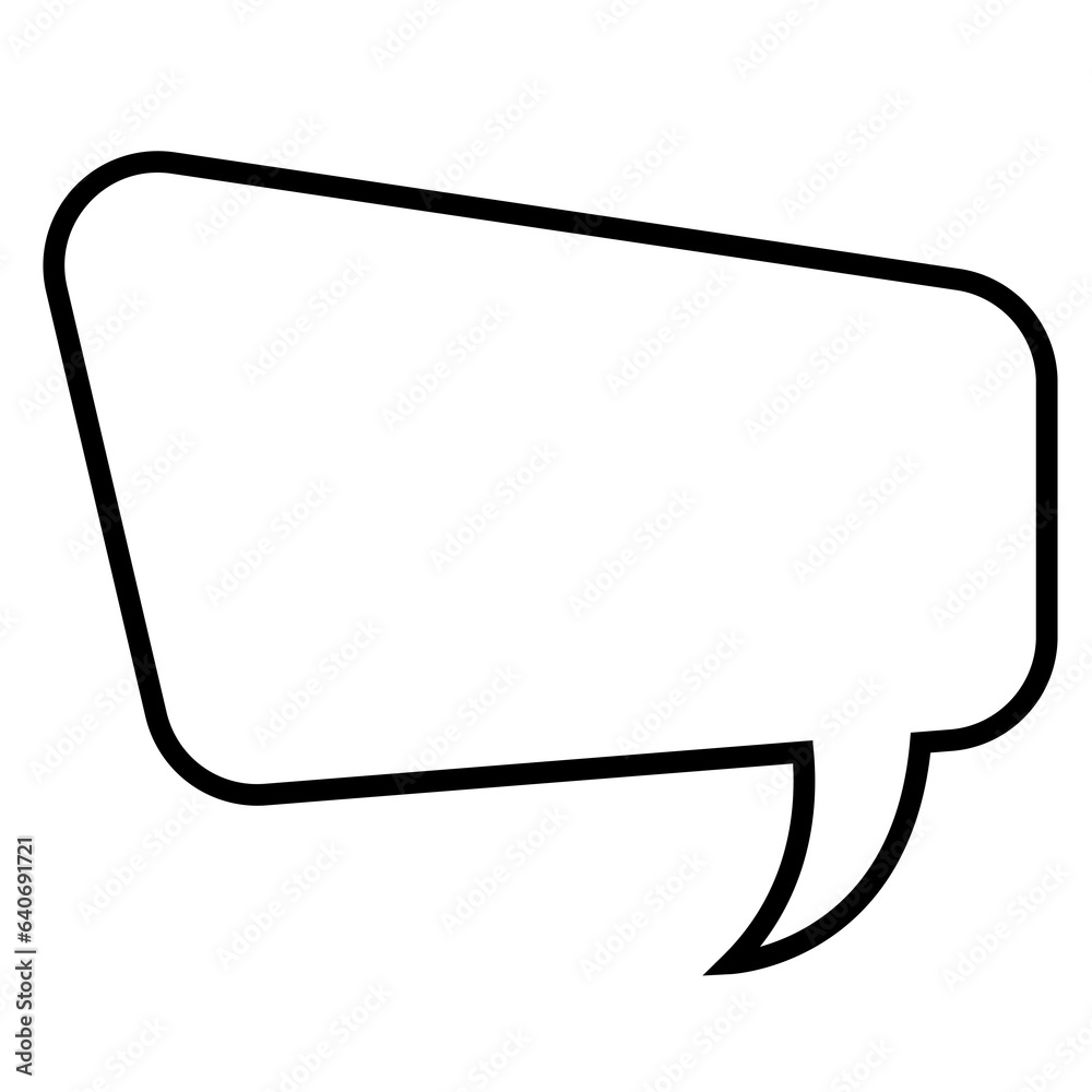 illustration of a speech bubble, SPEECH BUBBLE, TALK BALLOON illustration of a speech bubble, SPEECH BUBBLE, TALK BALLOON