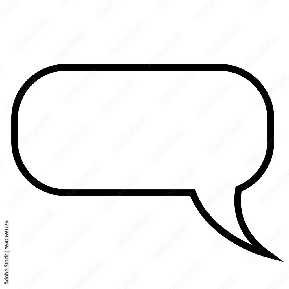 illustration of a speech bubble, SPEECH BUBBLE, TALK BALLOON illustration of a speech bubble, SPEECH BUBBLE, TALK BALLOON