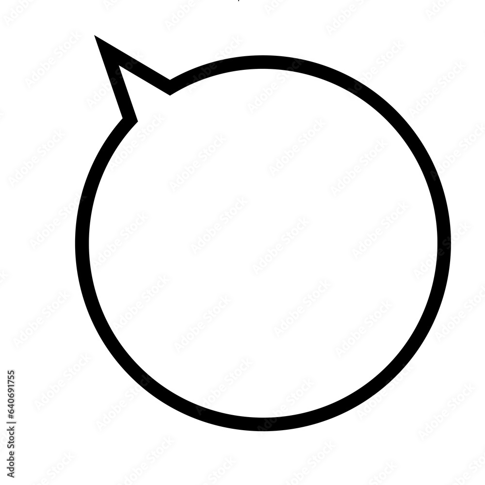 illustration of a speech bubble, SPEECH BUBBLE, TALK BALLOON