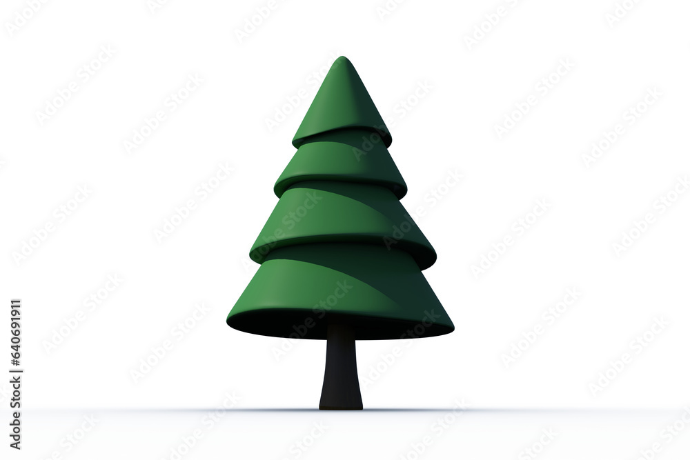 Fototapeta premium Digital png illustration of christmas tree on transparent background
