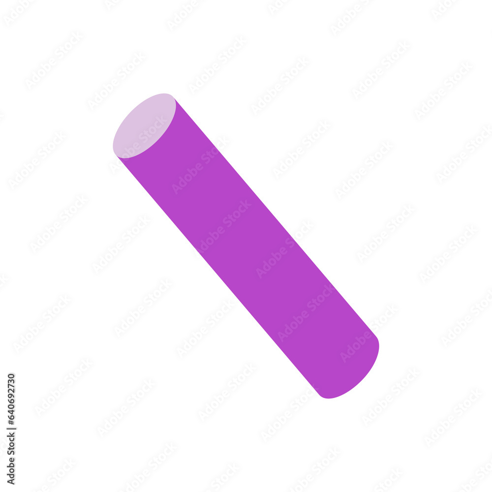 Purple cylinder geometric shapes elements Purple cylinder geometric shapes elements