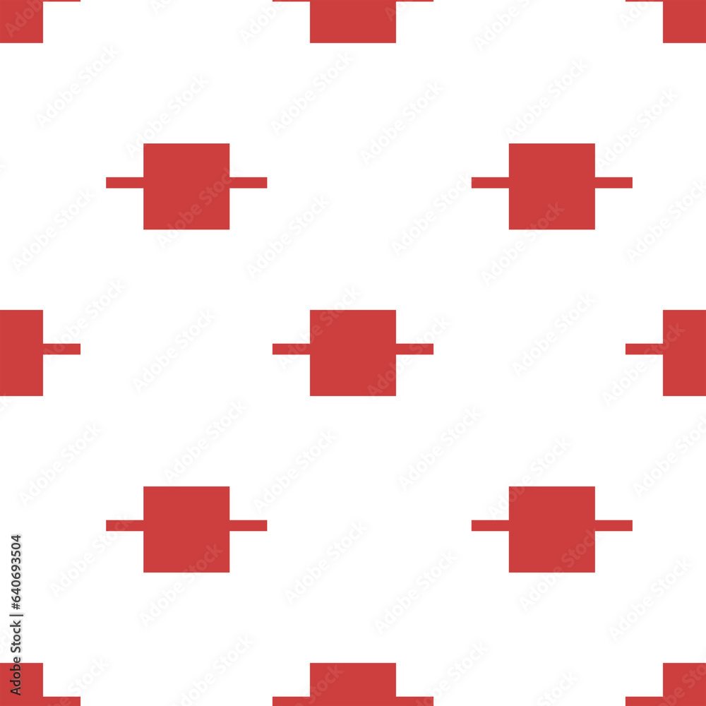 Obraz premium Digital png illustration of red pattern on transparent background