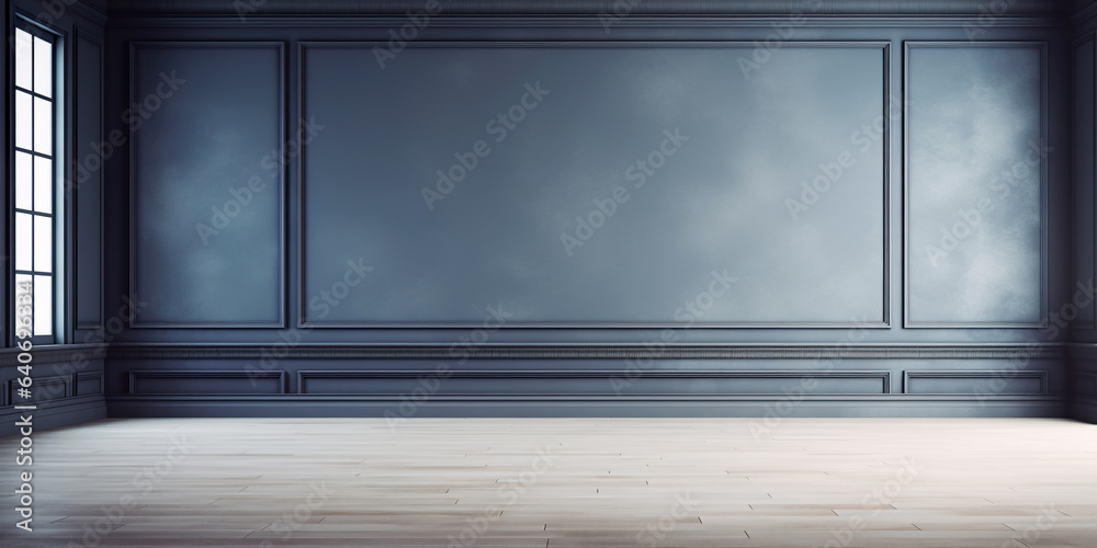 Empty living room with blank wall Empty living room with blank wall