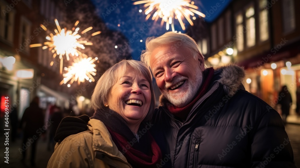 Happy seniors in a happy moment enjoy to celebrate merry Christmas and happy new year, happy retirement concept. Happy seniors in a happy moment enjoy to celebrate merry Christmas and happy new year, happy retirement concept.