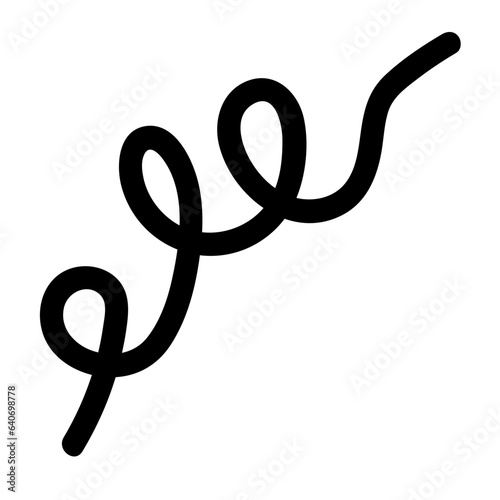 Squiggle abstract line