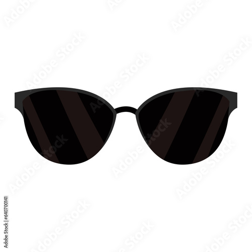 Isolated colored fashion sunglasses icon Vector
