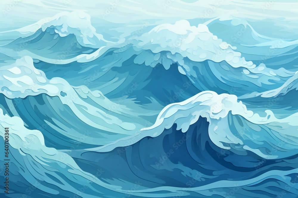 Waves abstract illustration. Wavy ocean abstract Backdrop. Curvy sea waves background. Waves abstract illustration. Wavy ocean abstract Backdrop. Curvy sea waves background.