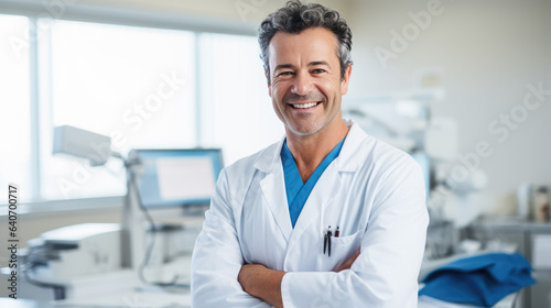 Portrait of a doctor in his office