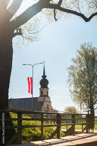 Kekava city near Riga Latvia photo