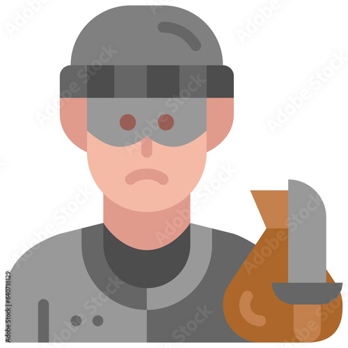 thief flat icon