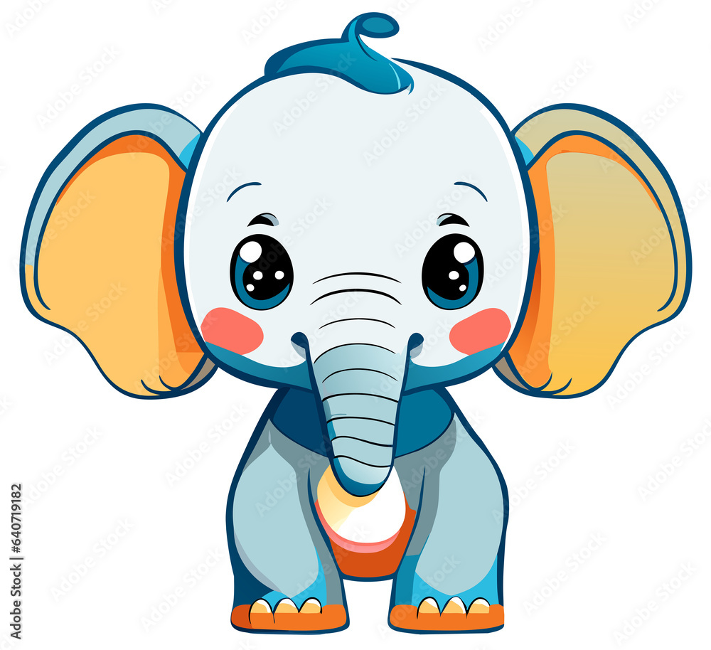 Obraz premium elephant cartoon