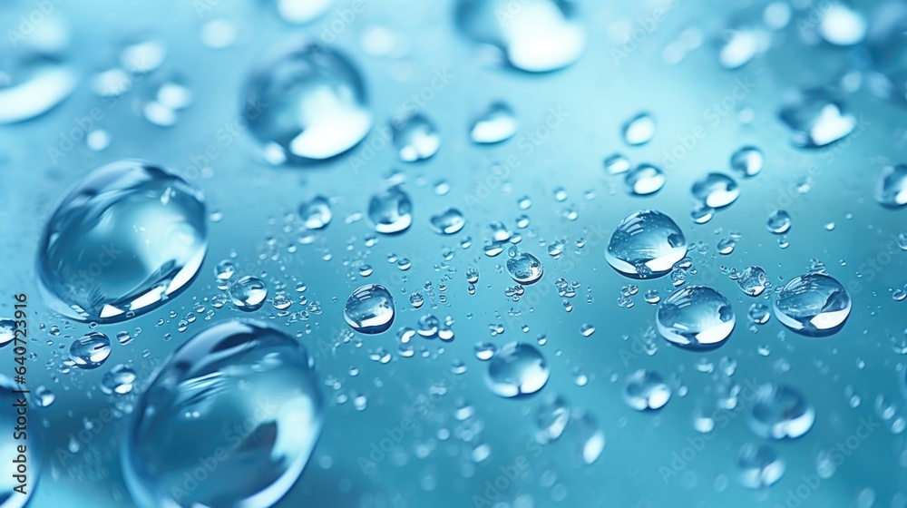 Water drops on a glass surface. Abstract background with bokeh effect. Water drops on a glass surface. Abstract background with bokeh effect.