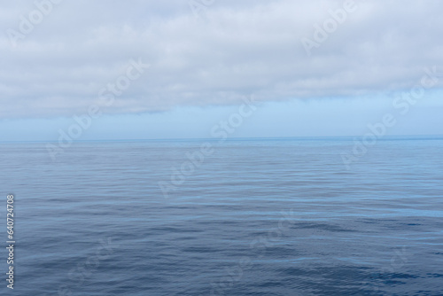 Sea View of the Calm Mediterranean Sea