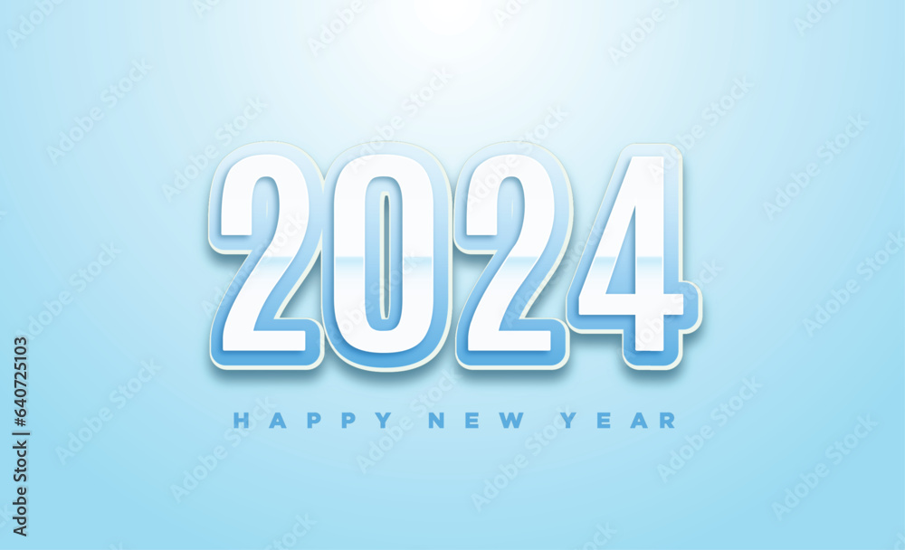 Happy new year 2024 background illustration. Happy new year 2024 background illustration.