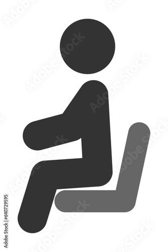 座る人のアイコン