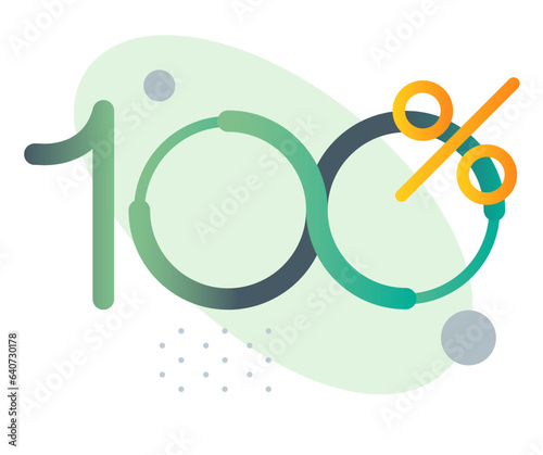 100 Percent Result - Illustration