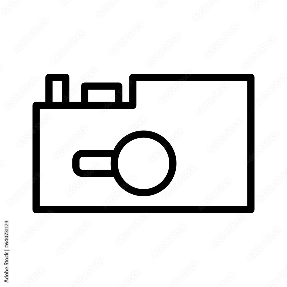 Camera Film Retro Outline Icon Camera Film Retro Outline Icon