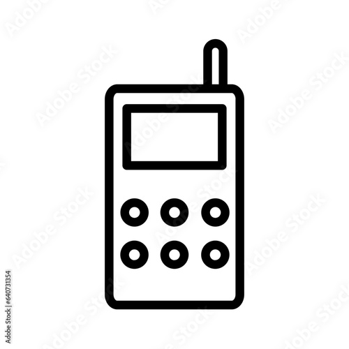 Mobile Phone Smart Outline Icon