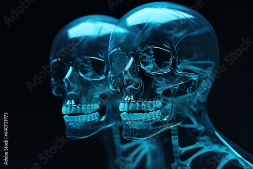 Skull human anatomy head bone skeleton