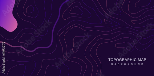 abstract topographical map style background - wavy circle lines, abstract wave lines textured background. ground contour line texture