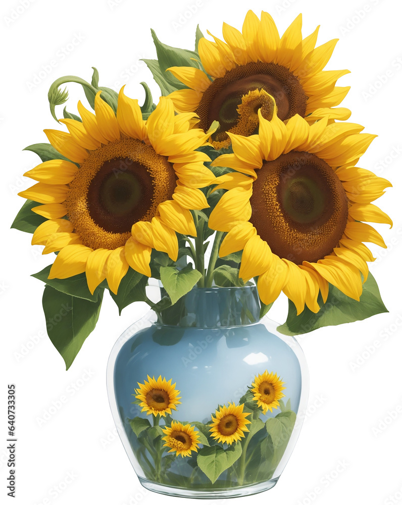 Obraz premium sunflower in a vase