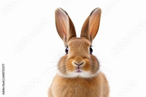 rabbit isolated on white background © masud