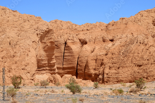 The rock formations in Nemegt canyon  Umnugobi  Mongolia