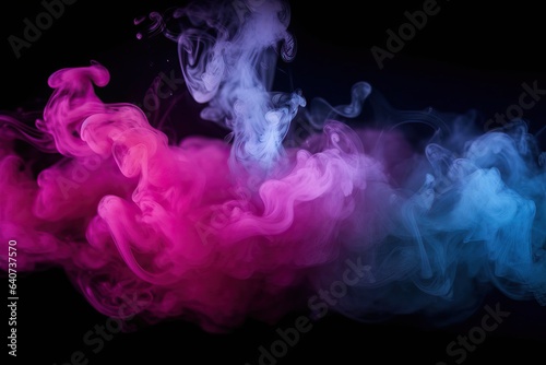 background vape smoke purple multicolored dense isolated pink black colors red background smoke