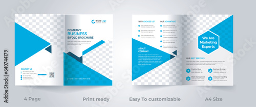 elegant bifold brochure,