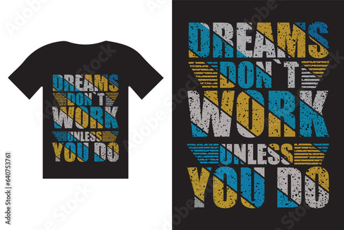  Motivational t shirt design with hand written typography