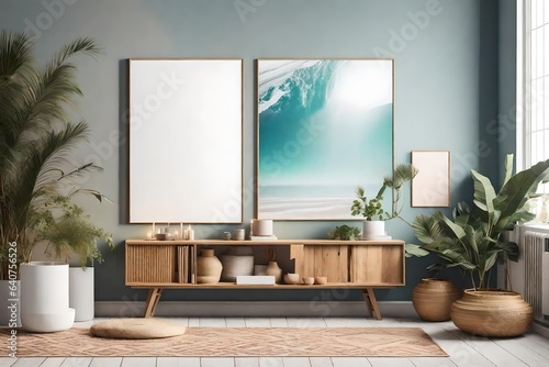 wall frame mockup