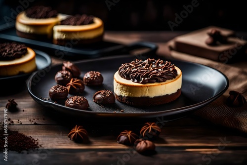 Cheesecake chocolate cookie © Arqumaulakh50