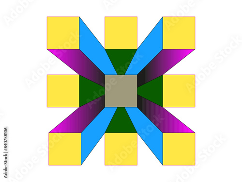 abstract colorful background, gradient type color design, gradient design vector art, 3d type design,