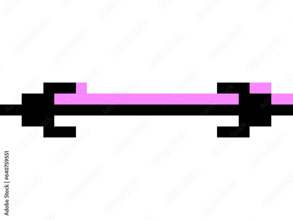 Pixel arrow. Vector illustration. Pixel arrow. Vector illustration.