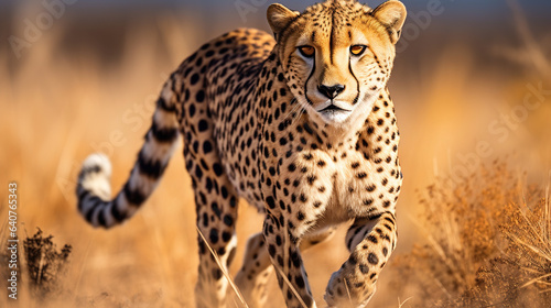 cheetah in the wild.Generative Ai © Shades3d