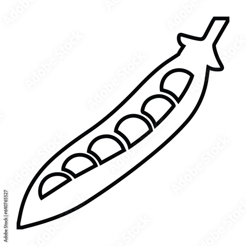 Pea, soybean, vegetable icon