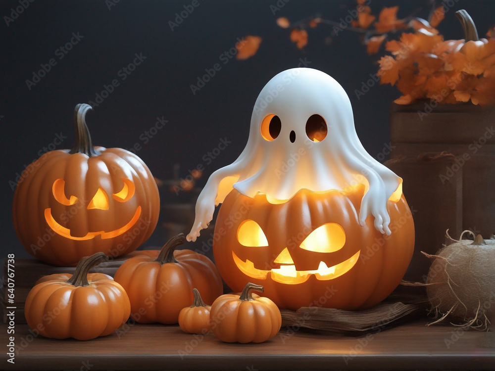 jack o lantern with pumpkins jack o lantern with pumpkins
