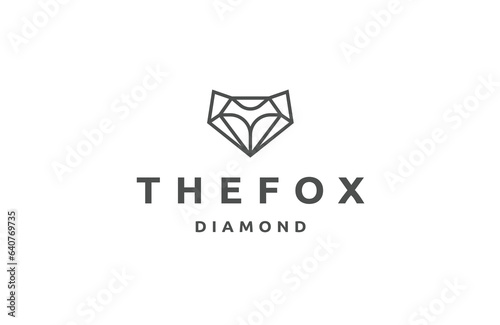 Free Download Fox diamond logo icon design template flat vector - GFXLoad