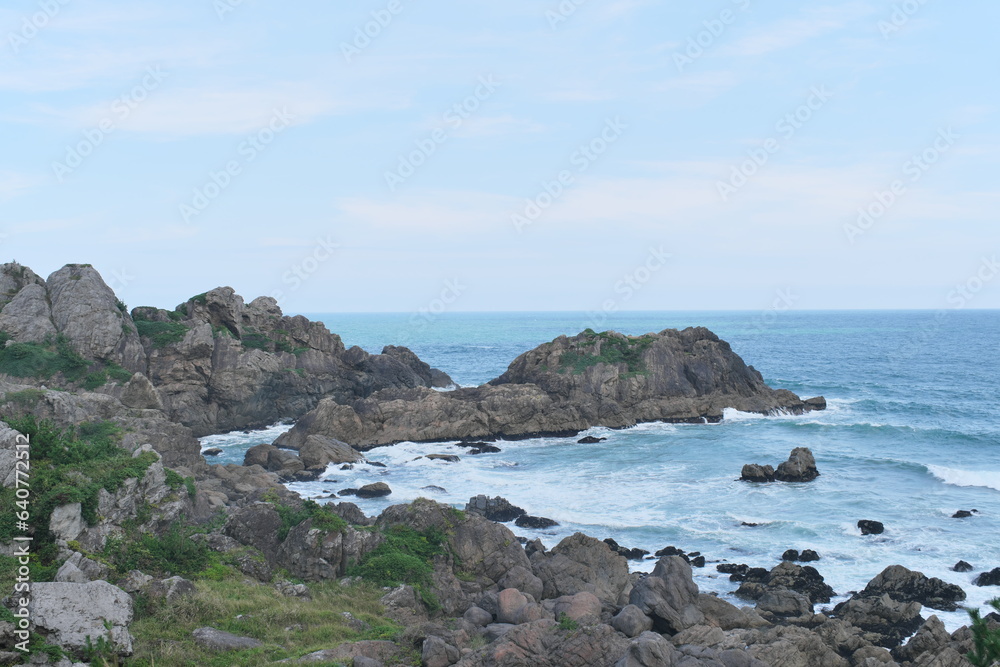種差海岸の景色　A view of the Tanegashima Coast