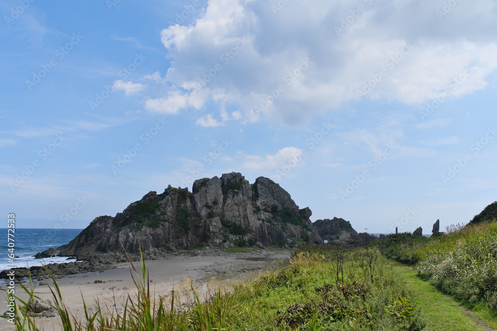 種差海岸の景色　A view of the Tanegashima Coast