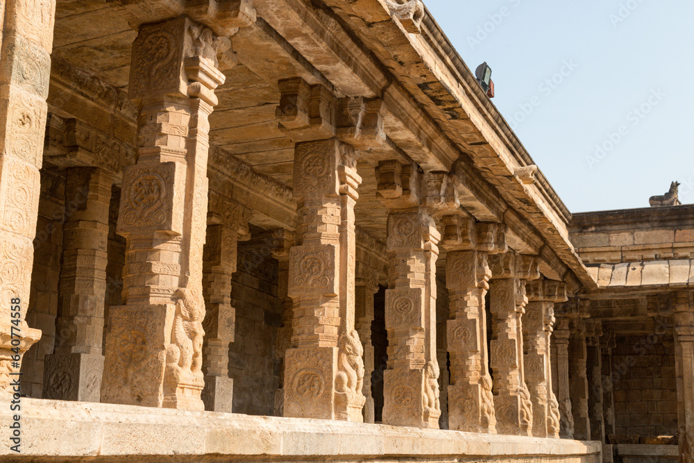 Airavatesvara Temple is a Hindu temple of Dravidian architecture located in the town of Darasuram, near Kumbakonam, Thanjavur District in the South Indian state of Tamil Nadu. Airavatesvara Temple is a Hindu temple of Dravidian architecture located in the town of Darasuram, near Kumbakonam, Thanjavur District in the South Indian state of Tamil Nadu.
