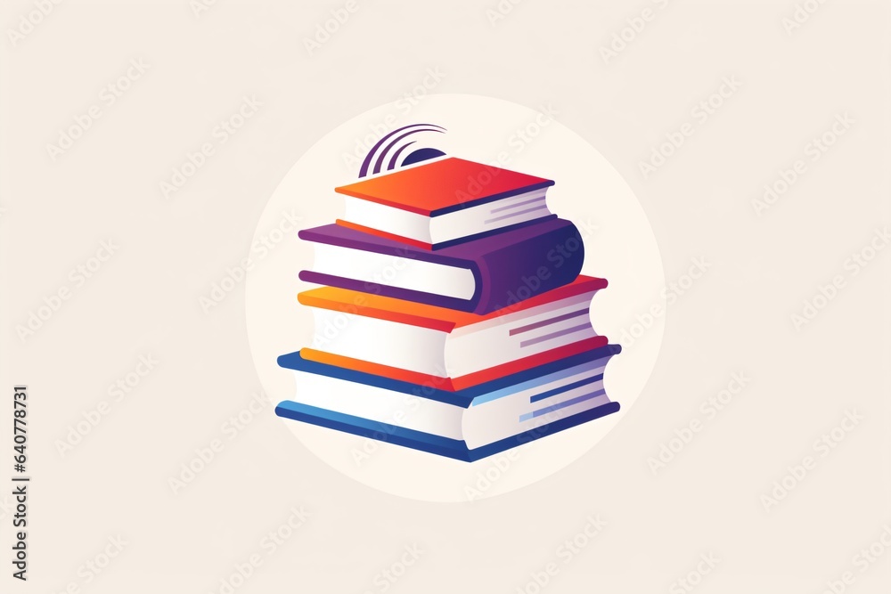 Graphic icon for stack of books Graphic icon for stack of books