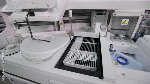 Blood Testing Machine in the lab