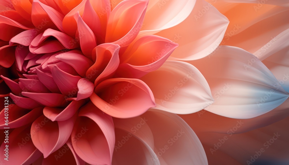 Photo of a vibrant pink and white flower in close-up detail Photo of a vibrant pink and white flower in close-up detail