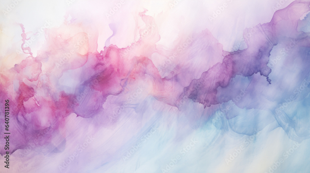 Soft Watercolor Background with Cool Hues