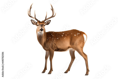 Deer Isolated on Transparent Background Generative AI © Happymoon