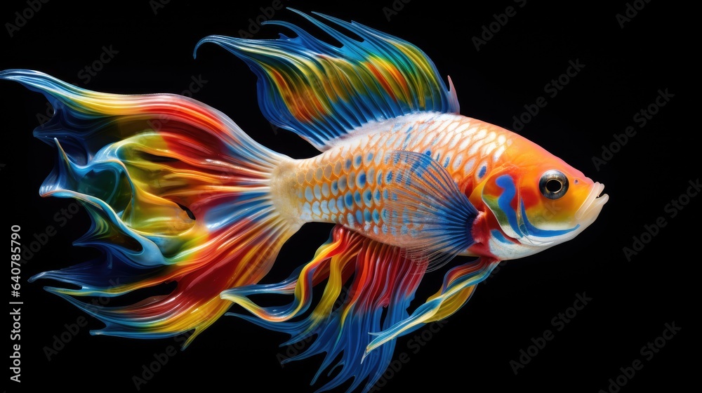 Image of a single fish on a black background.