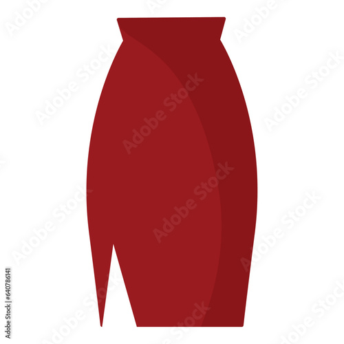 Isolated colored women skirt clothes icon Vector