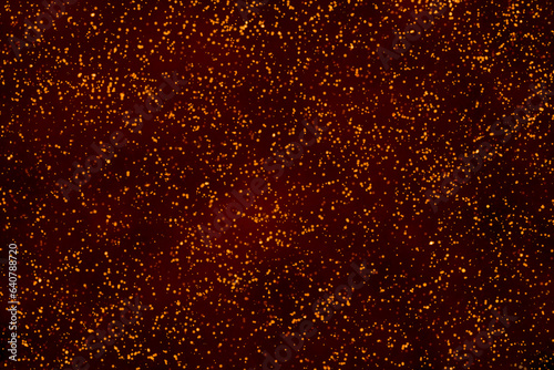 Dark red brown galaxy space background. Plenty stars in space.  Night sky with stars. Christmas, New Year and Celebration background concept.  